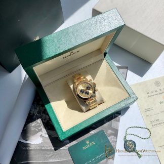Rolex Daytona 116508-0014 angled dial view super clone watch