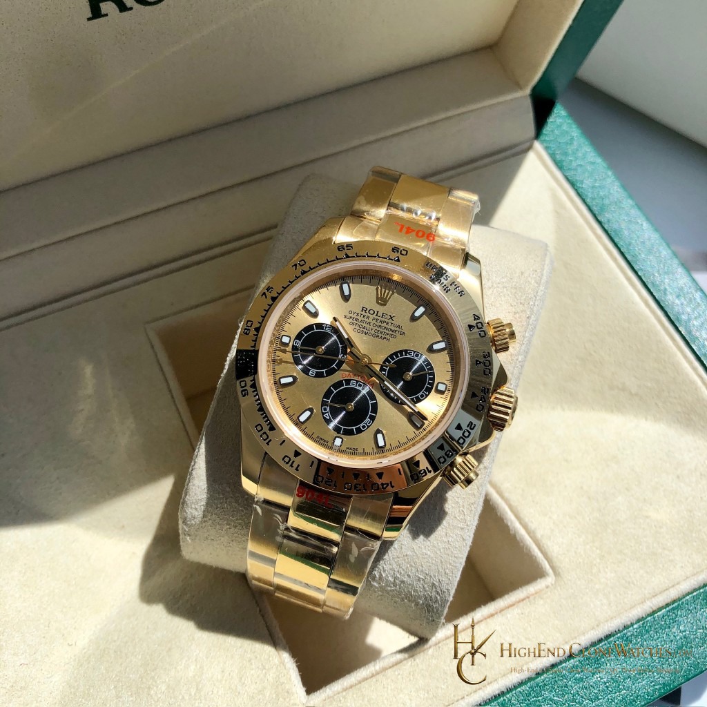 Rolex Daytona 116508-0014 bezel detail super clone watch