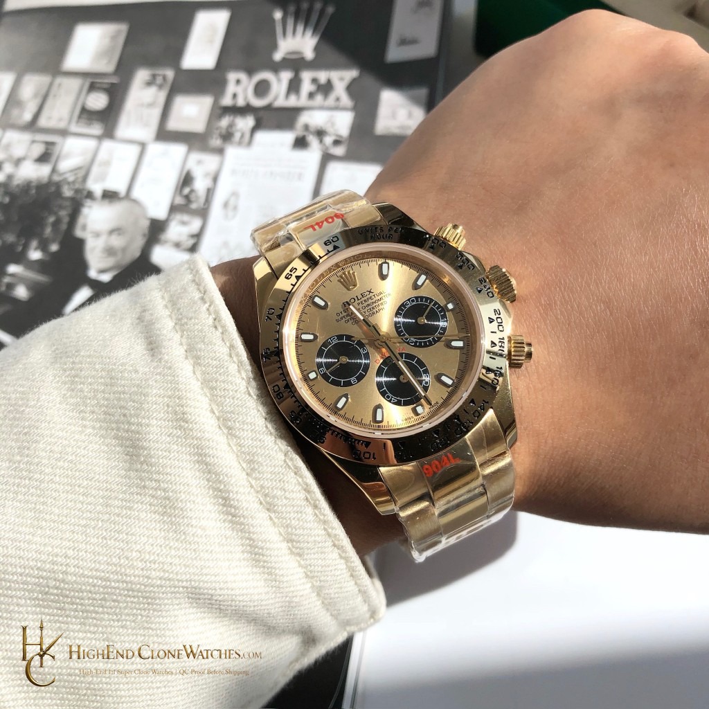 Rolex Daytona 116508-0014 side case profile super clone watch