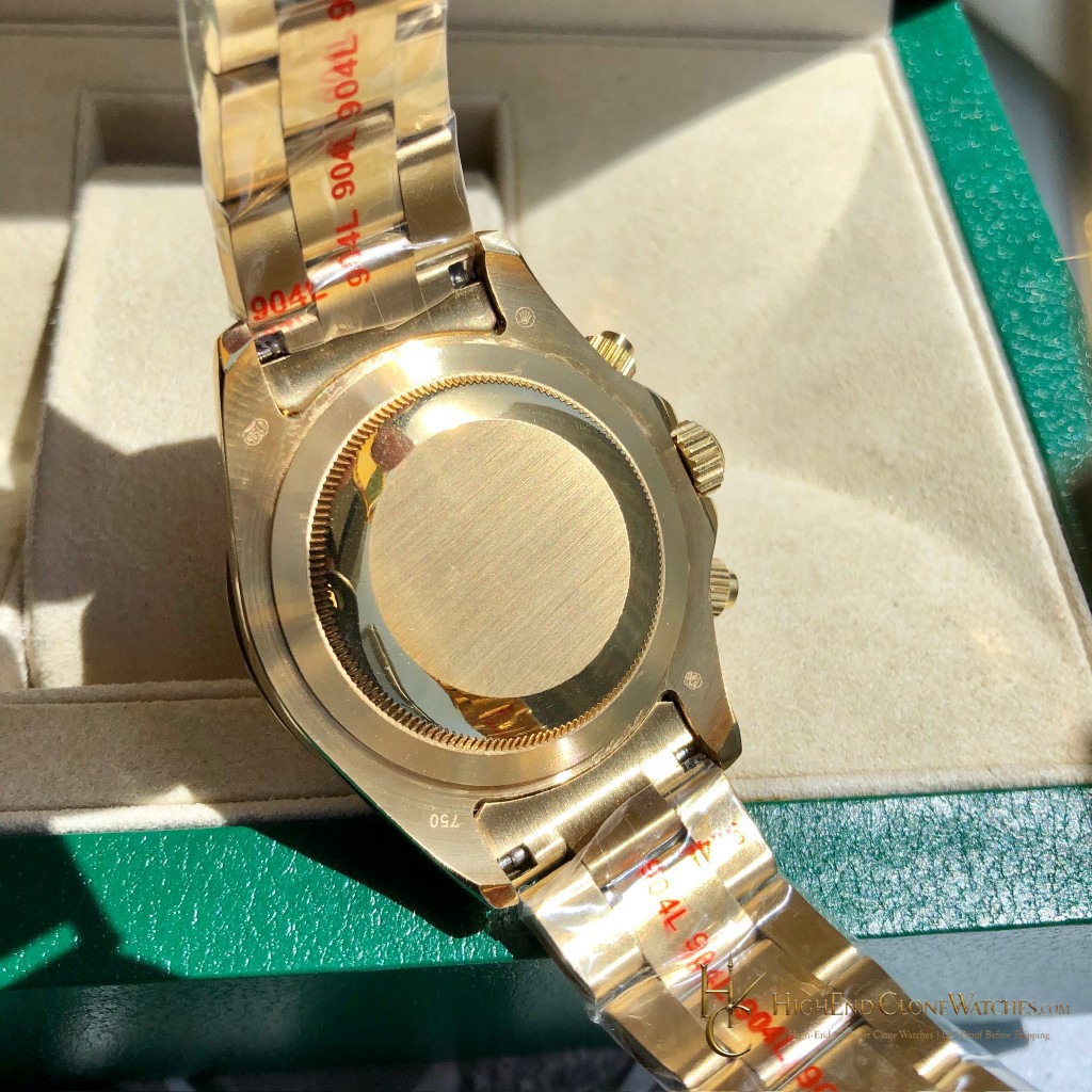 Rolex Daytona 116508-0014 caseback view super clone watch