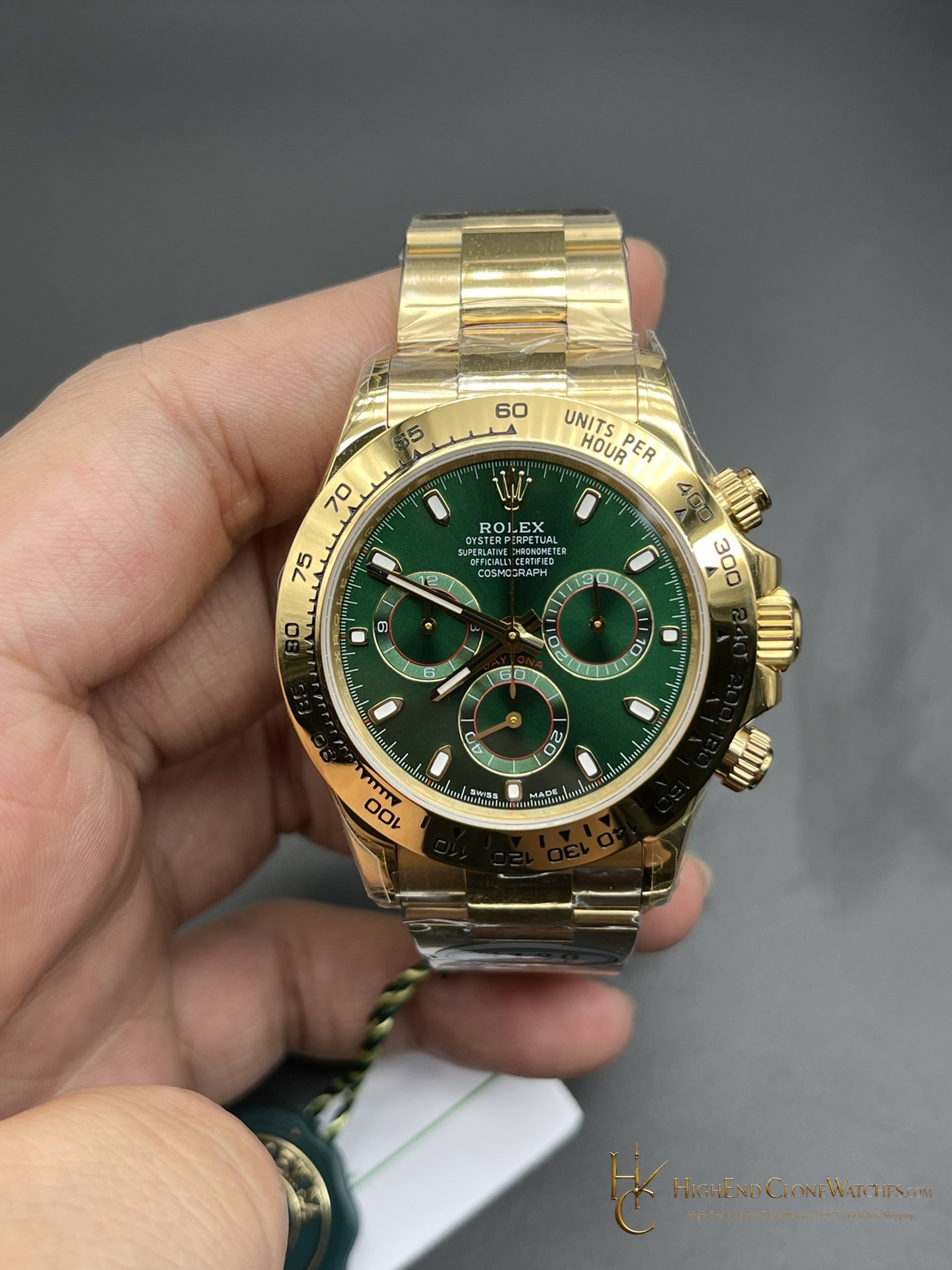 Rolex Daytona 116508-0013 front view super clone watch