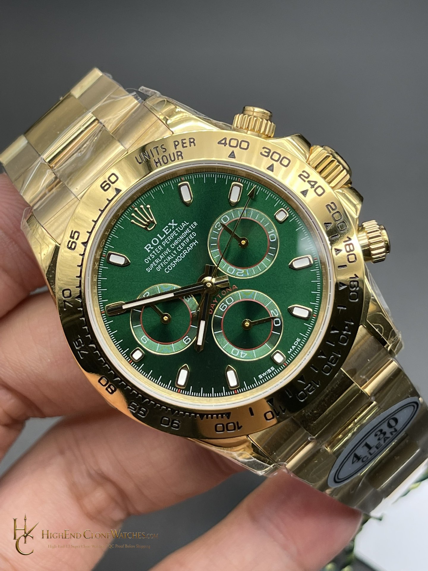 Rolex Daytona 116508-0013 bezel detail super clone watch