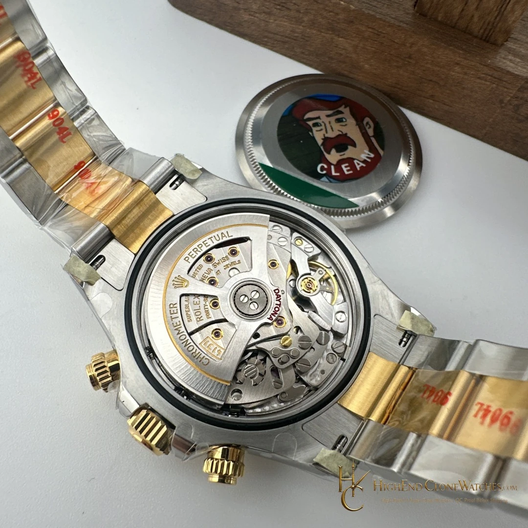Rolex Daytona M116503-0001 caseback view super clone watch