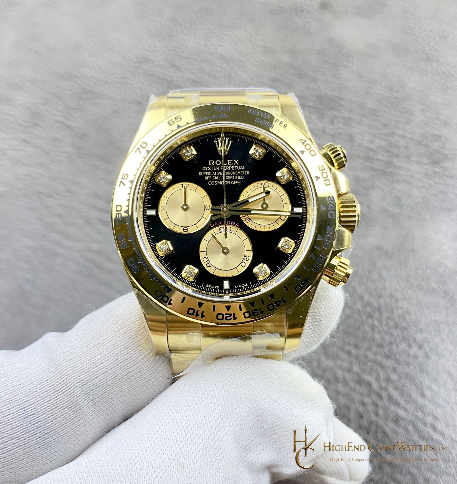 Rolex Daytona M126508-0003 front view super clone watch
