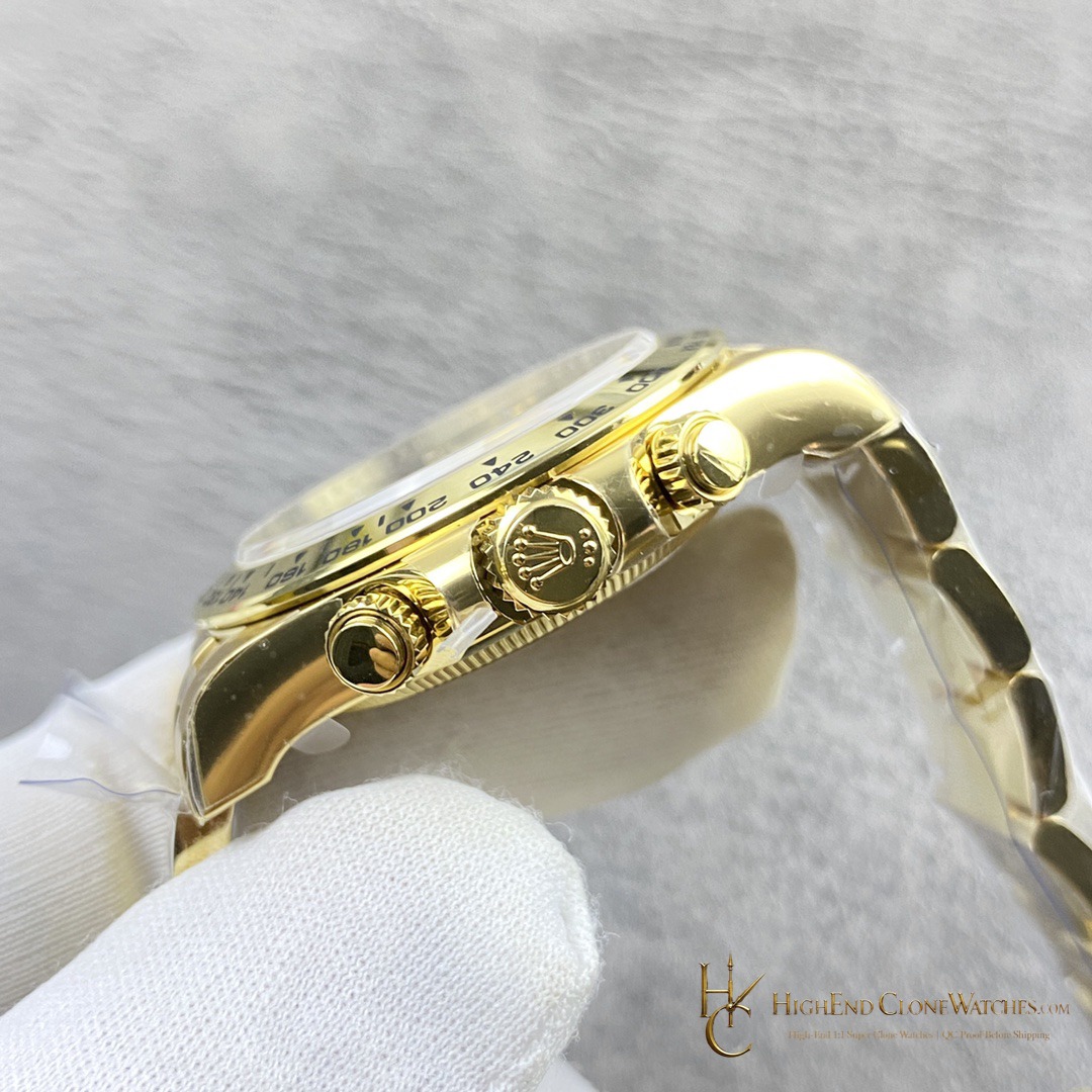Rolex Daytona M126508-0003 bezel detail super clone watch