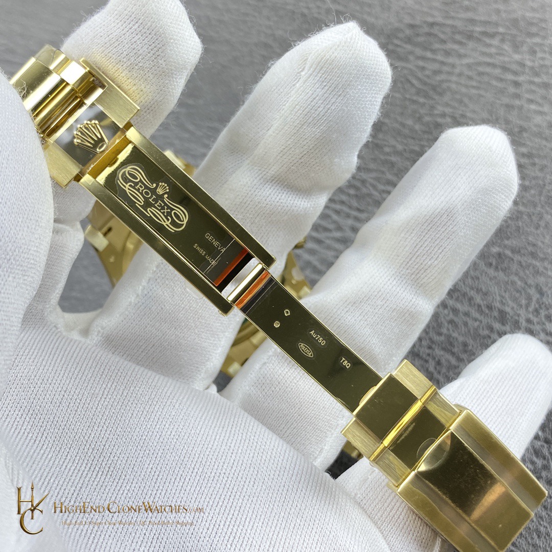 Rolex Daytona M126508-0003 crown and case detail super clone watch