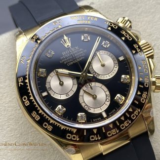 Rolex Daytona M126518LN-0006 angled dial view super clone watch