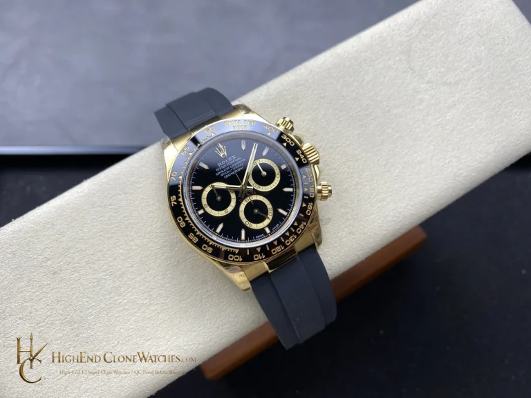 Rolex Daytona 126518LN angled dial view super clone watch