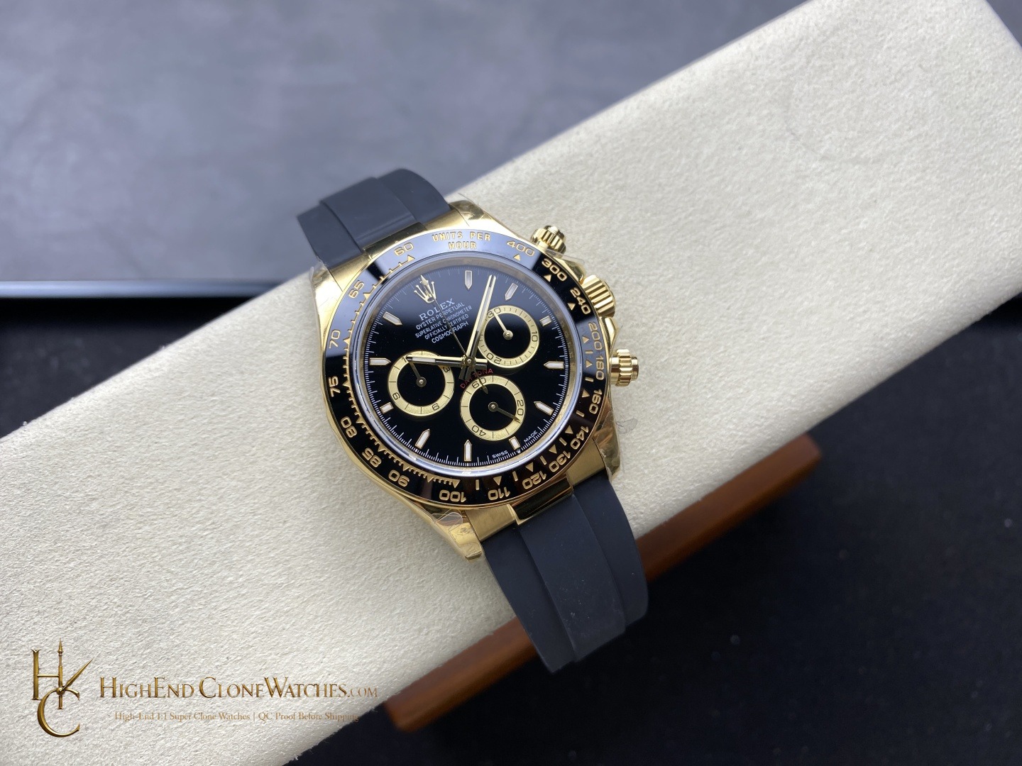 Rolex Daytona 126518LN angled dial view super clone watch