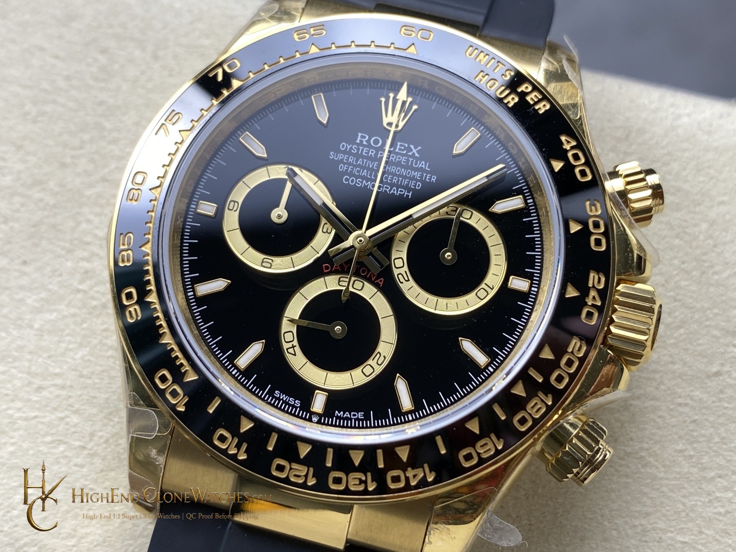 Rolex Daytona 126518LN side case profile super clone watch