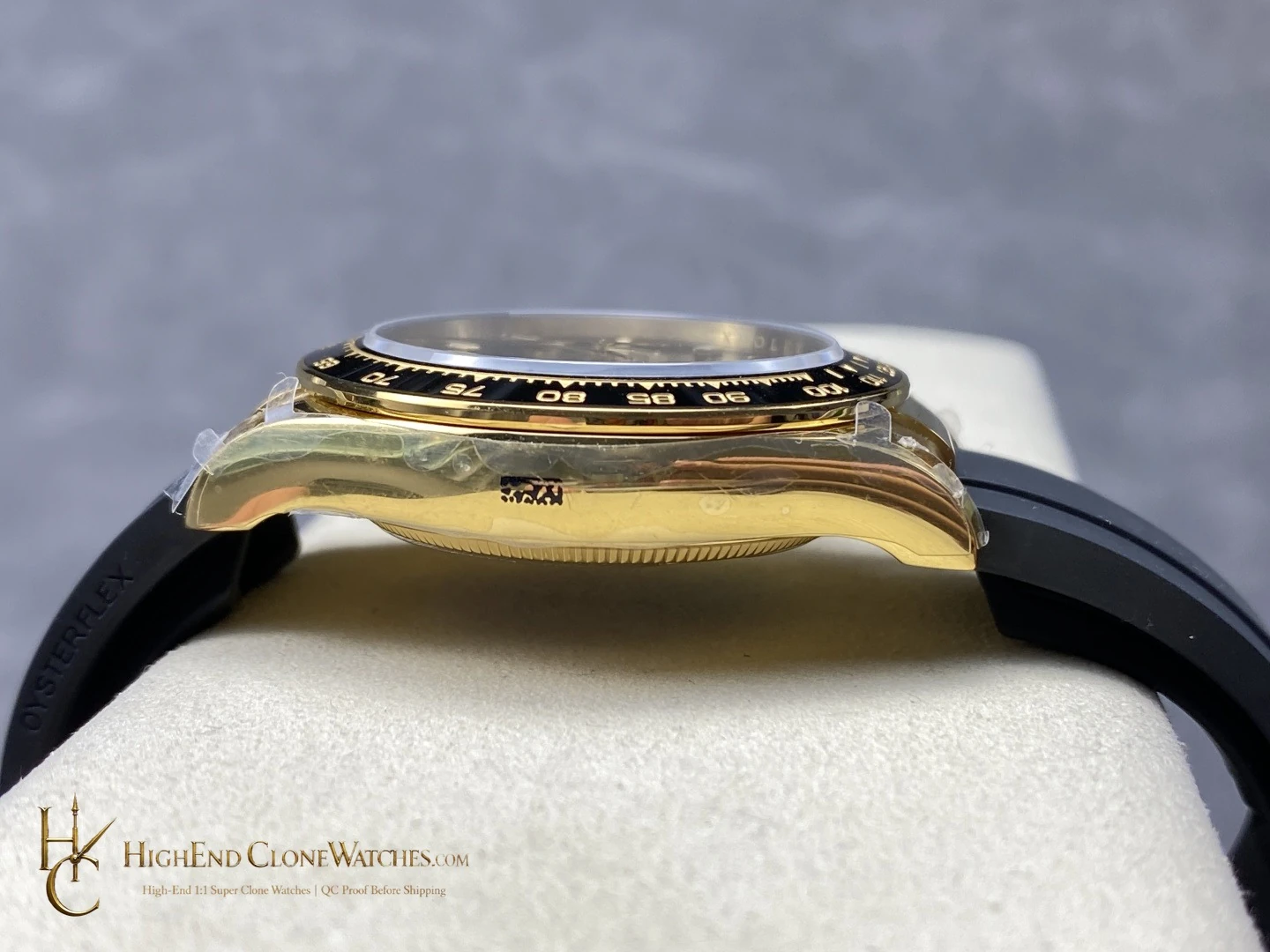 Rolex Daytona 126518LN crown and case detail super clone watch