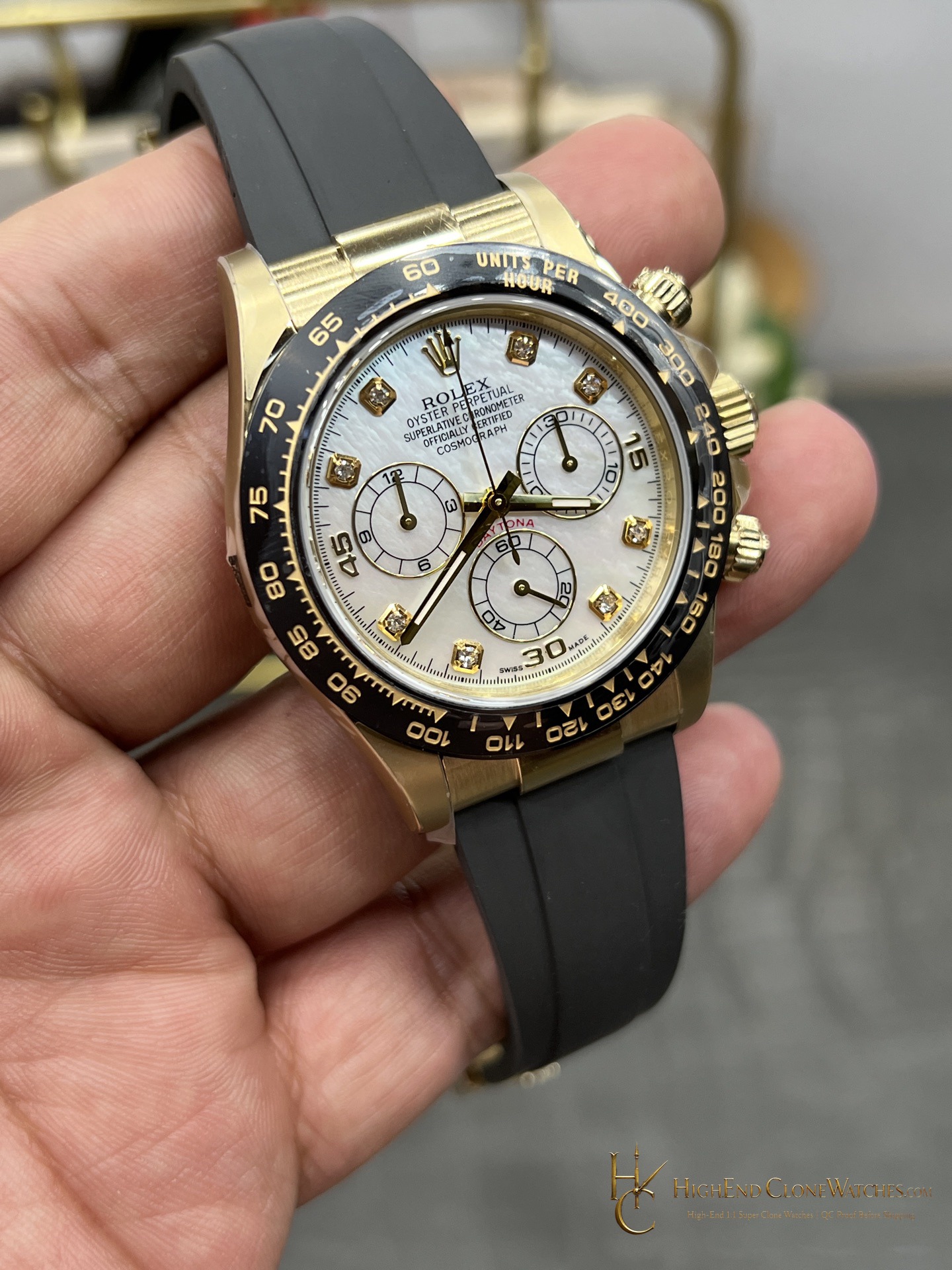 Rolex Daytona 116518LN-0045 dial and marker detail super clone watch