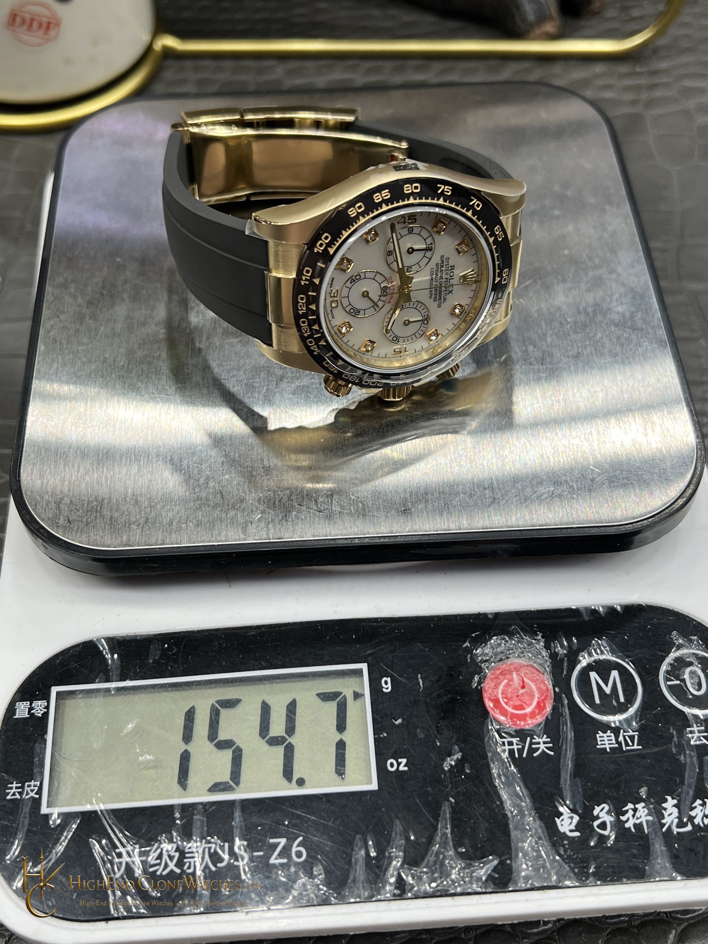 Rolex Daytona 116518LN-0045 caseback view super clone watch
