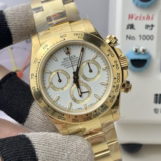 Rolex Daytona 126508 angled dial view super clone watch