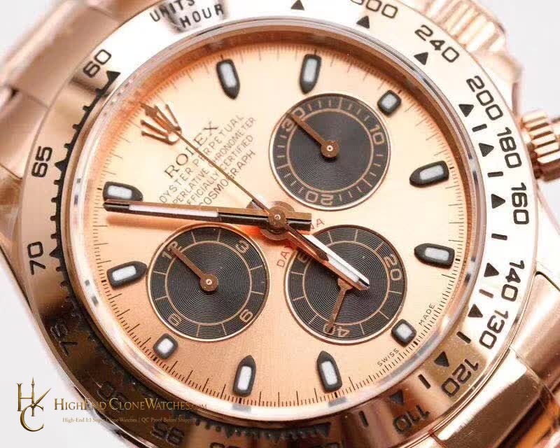 Rolex Daytona 116505 / 78595 crown and case detail super clone watch