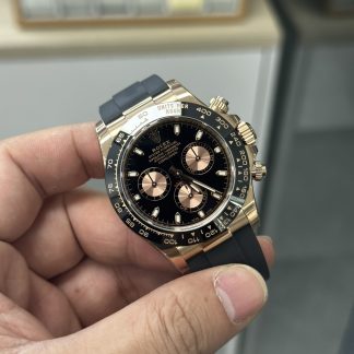 Rolex Daytona M116515LN-0012 angled dial view super clone watch