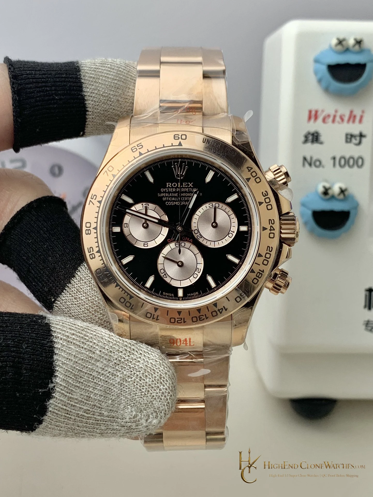 Rolex Daytona 126505-0001 front view super clone watch