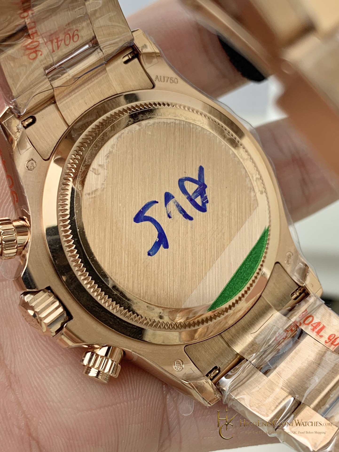 Rolex Daytona 126505-0001 bezel detail super clone watch