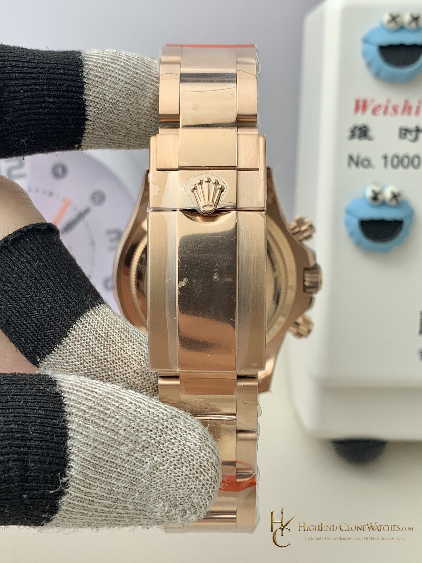 Rolex Daytona 126505-0001 side case profile super clone watch