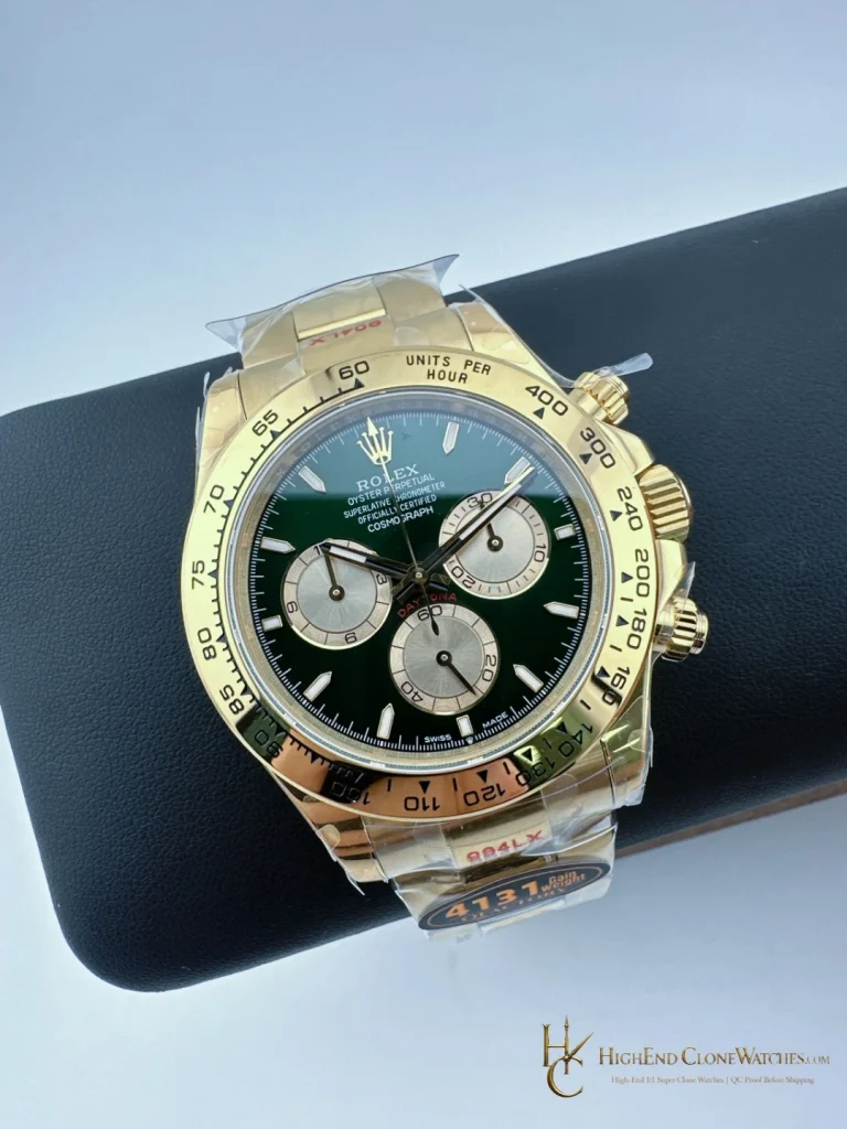 Rolex Daytona 126508 (John Mayer Style) angled dial view super clone watch