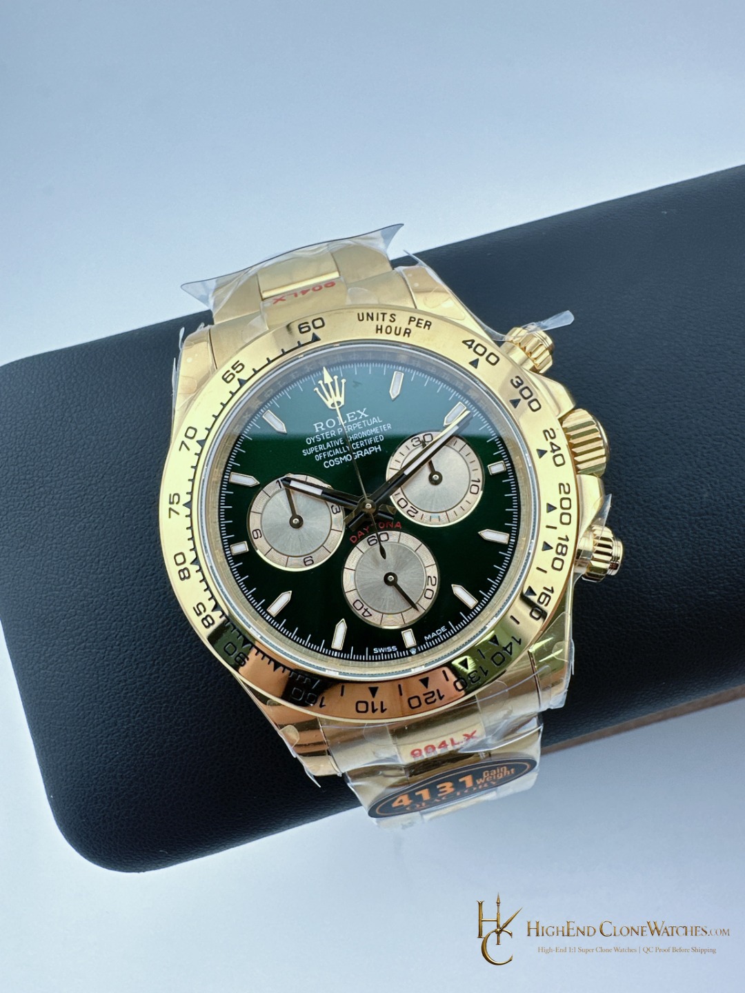Rolex Daytona 126508 (John Mayer Style) angled dial view super clone watch