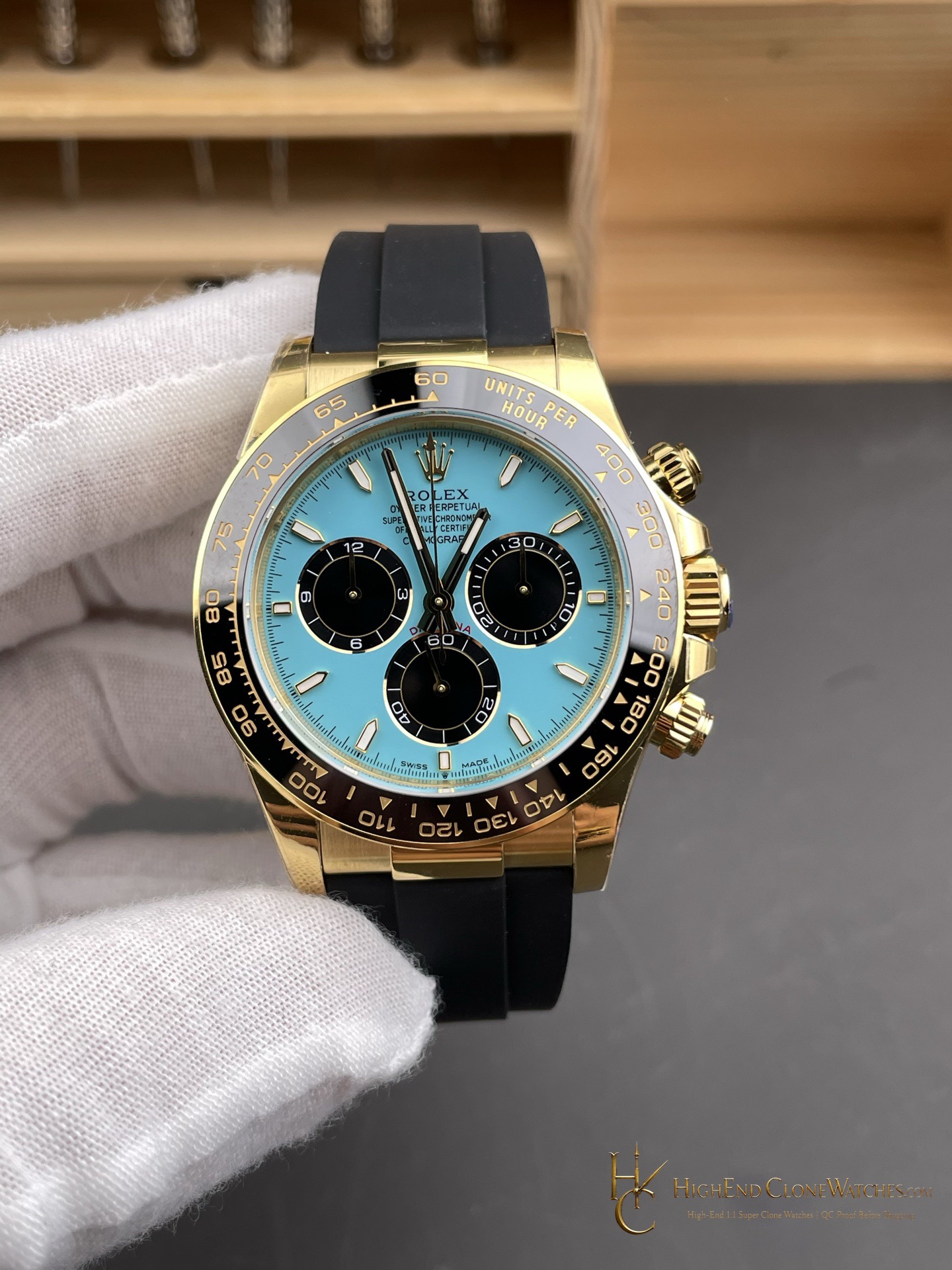 Rolex Daytona M126518LN-0014 front view super clone watch