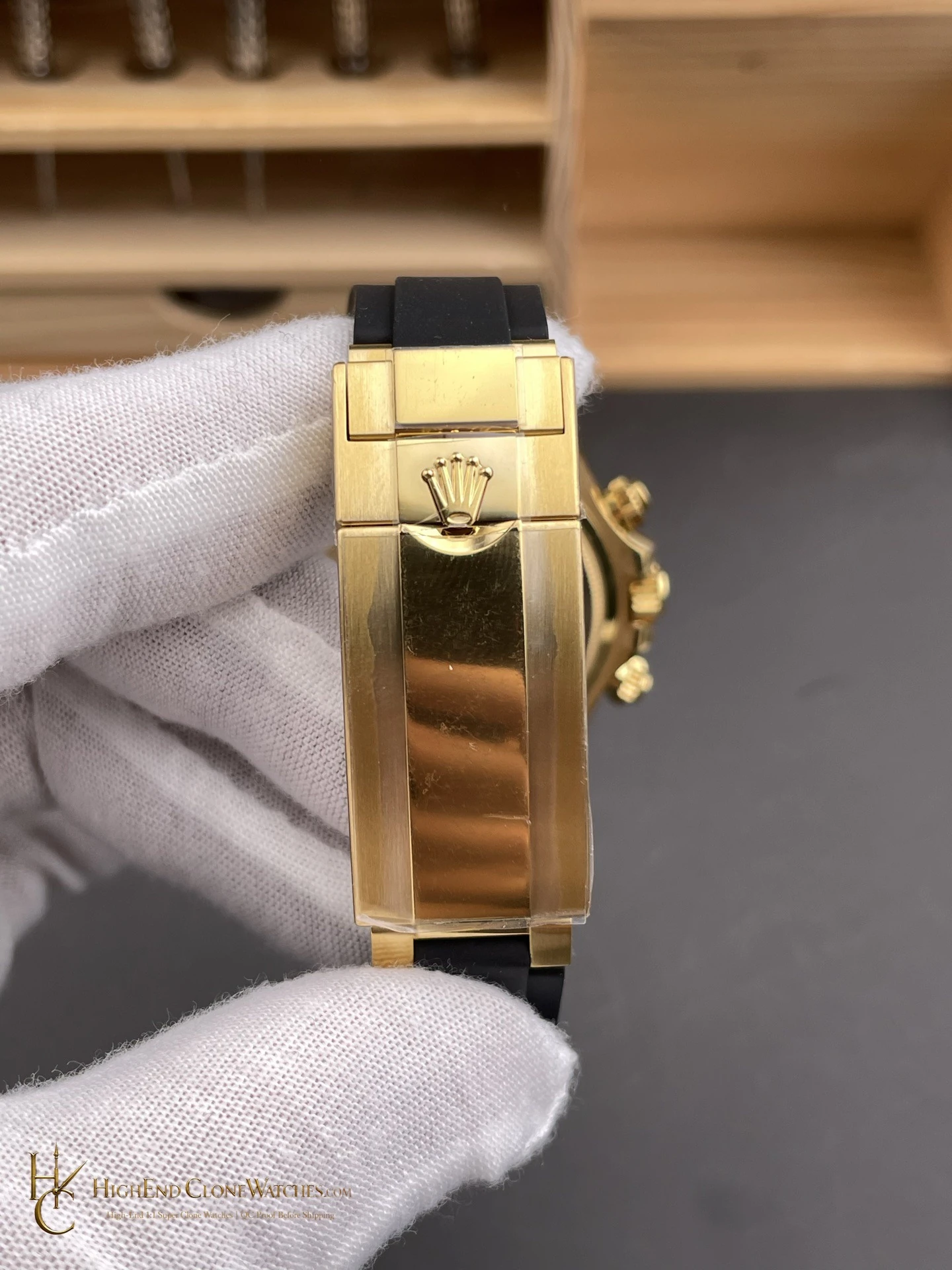 Rolex Daytona M126518LN-0014 buckle or clasp detail super clone watch