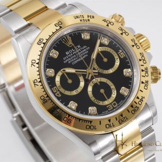 Rolex Daytona m116503-0011 angled dial view super clone watch