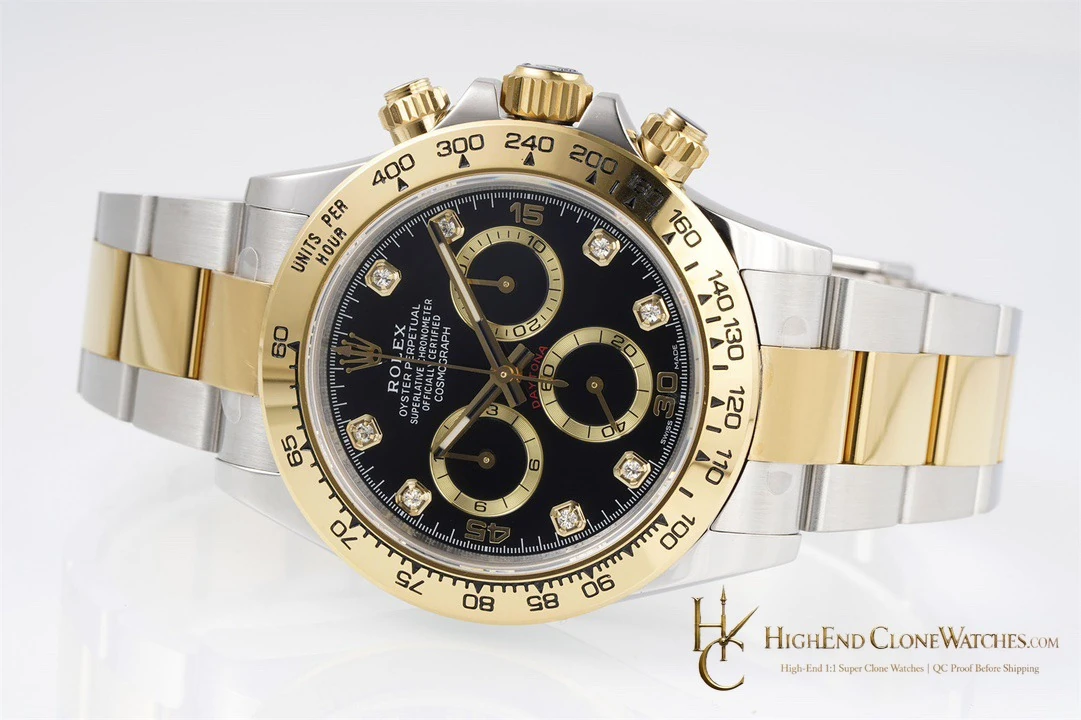 Rolex Daytona m116503-0011 bezel detail super clone watch