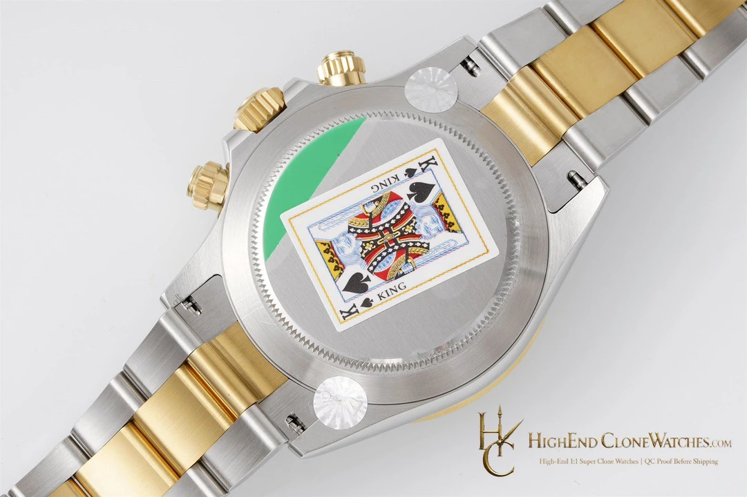 Rolex Daytona m116503-0011 crown and case detail super clone watch
