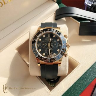 Rolex Daytona 116518LN-0046 angled dial view super clone watch