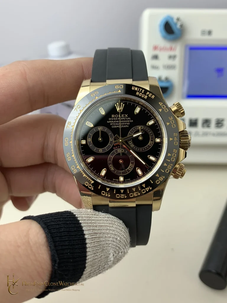 Rolex Daytona 116519LN front view super clone watch
