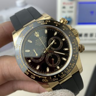 Rolex Daytona 116519LN angled dial view super clone watch