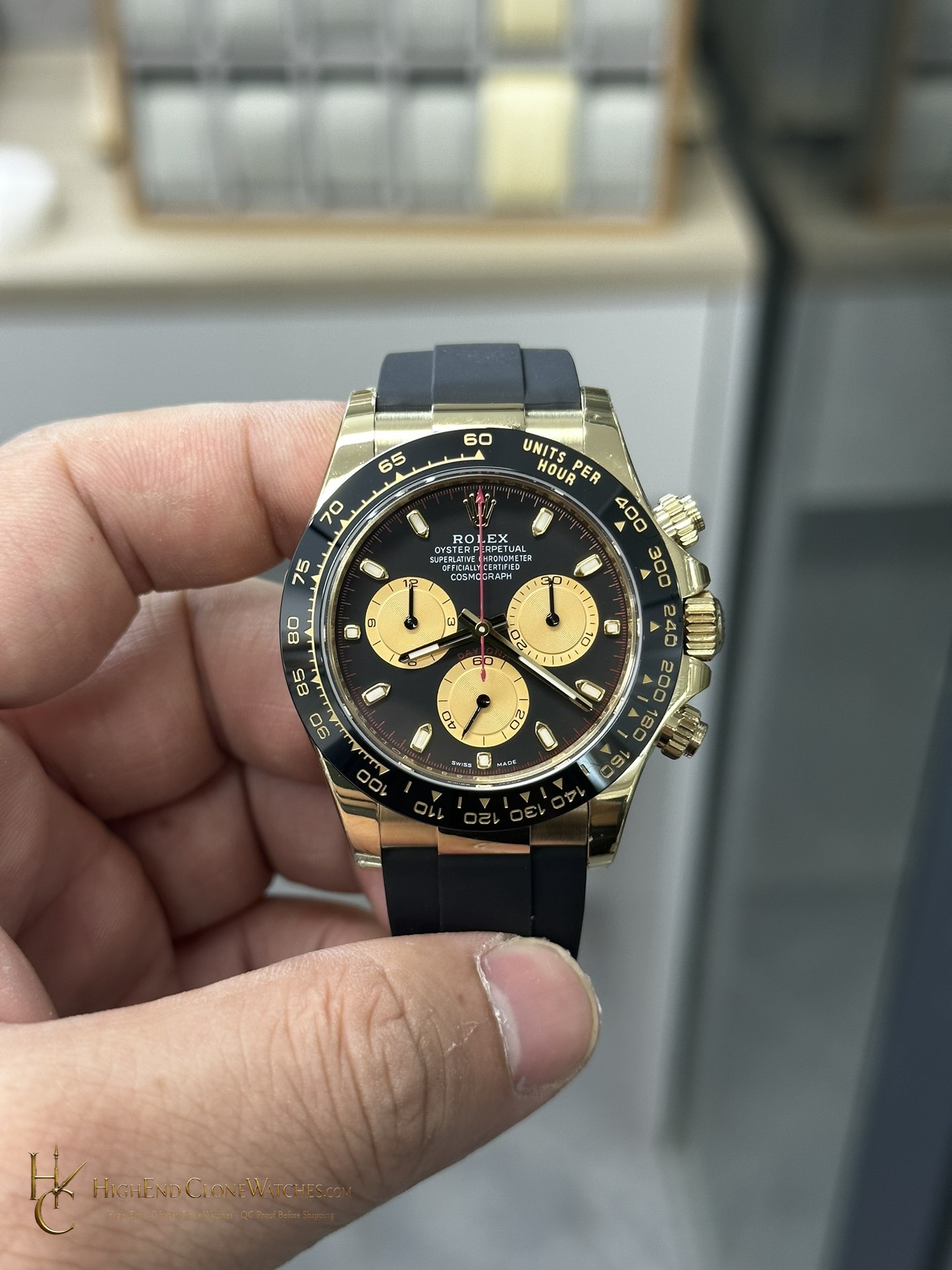Rolex Daytona 116518LN-0047 front view super clone watch