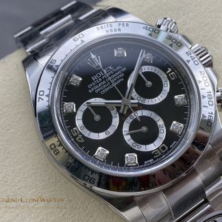 Rolex Daytona M116508-0014 angled dial view super clone watch