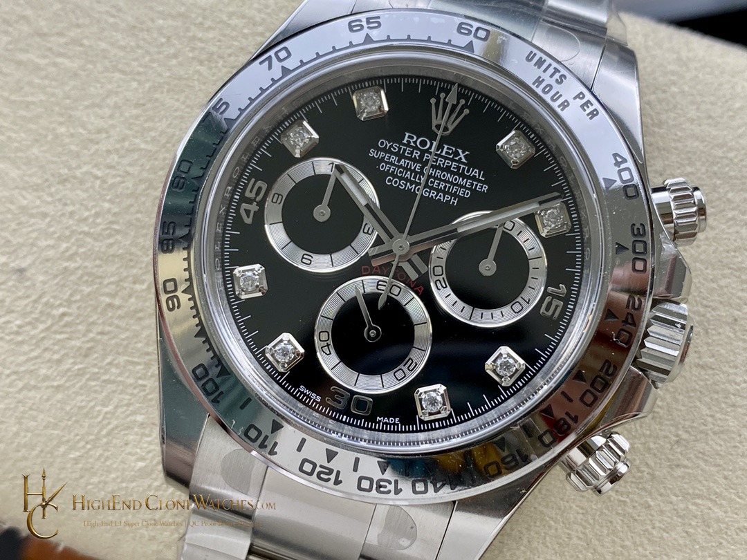 Rolex Daytona M116508-0014 dial and marker detail super clone watch