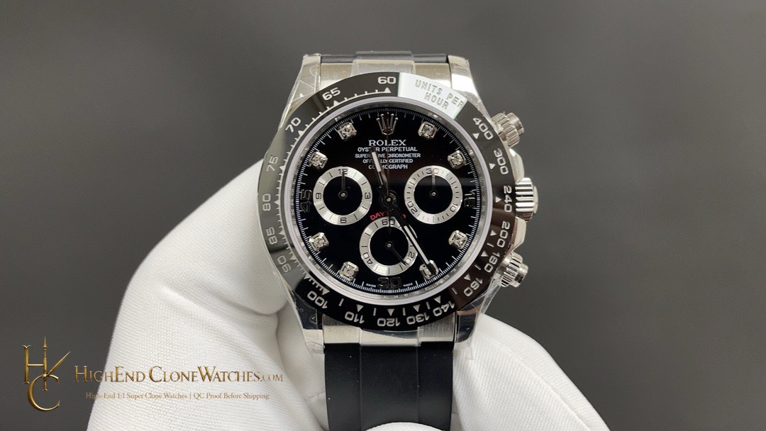 Rolex Daytona 116519LN-0025 front view super clone watch