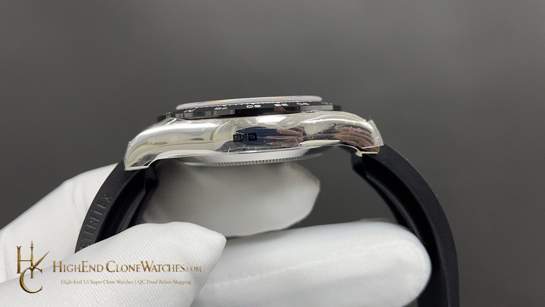 Rolex Daytona 116519LN-0025 side case profile super clone watch