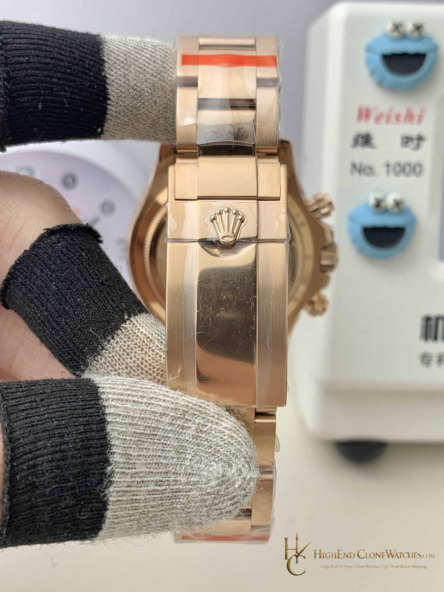 Rolex Daytona 126505G side case profile super clone watch