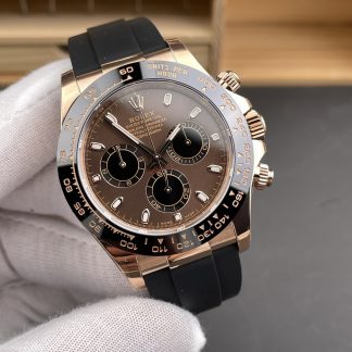Rolex Daytona 116515 angled dial view super clone watch