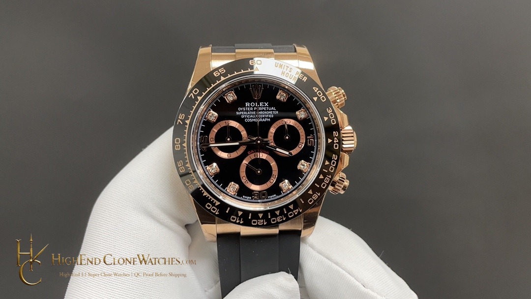 Rolex Daytona 116515LN-0057 front view super clone watch