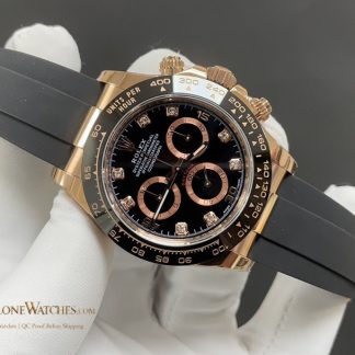 Rolex Daytona 116515LN-0057 angled dial view super clone watch