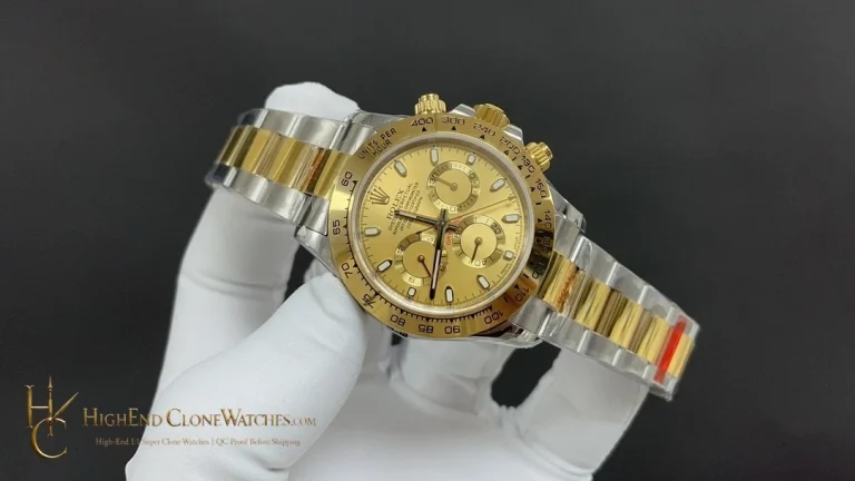 Rolex Daytona 116503-0003 angled dial view super clone watch