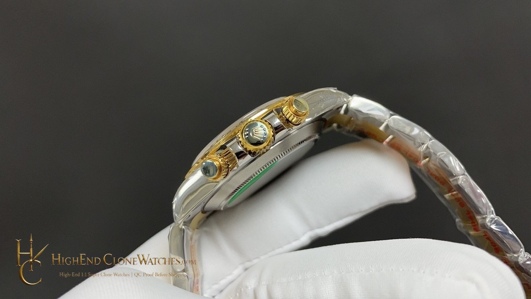 Rolex Daytona 116503-0003 bezel detail super clone watch