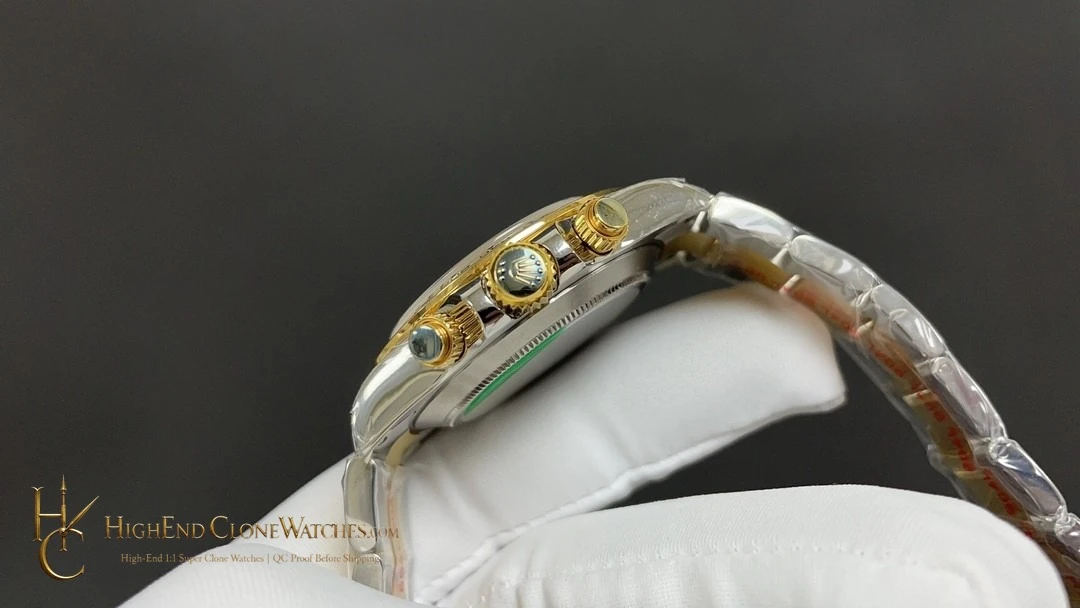 Rolex Daytona 116503-0003 bezel detail super clone watch