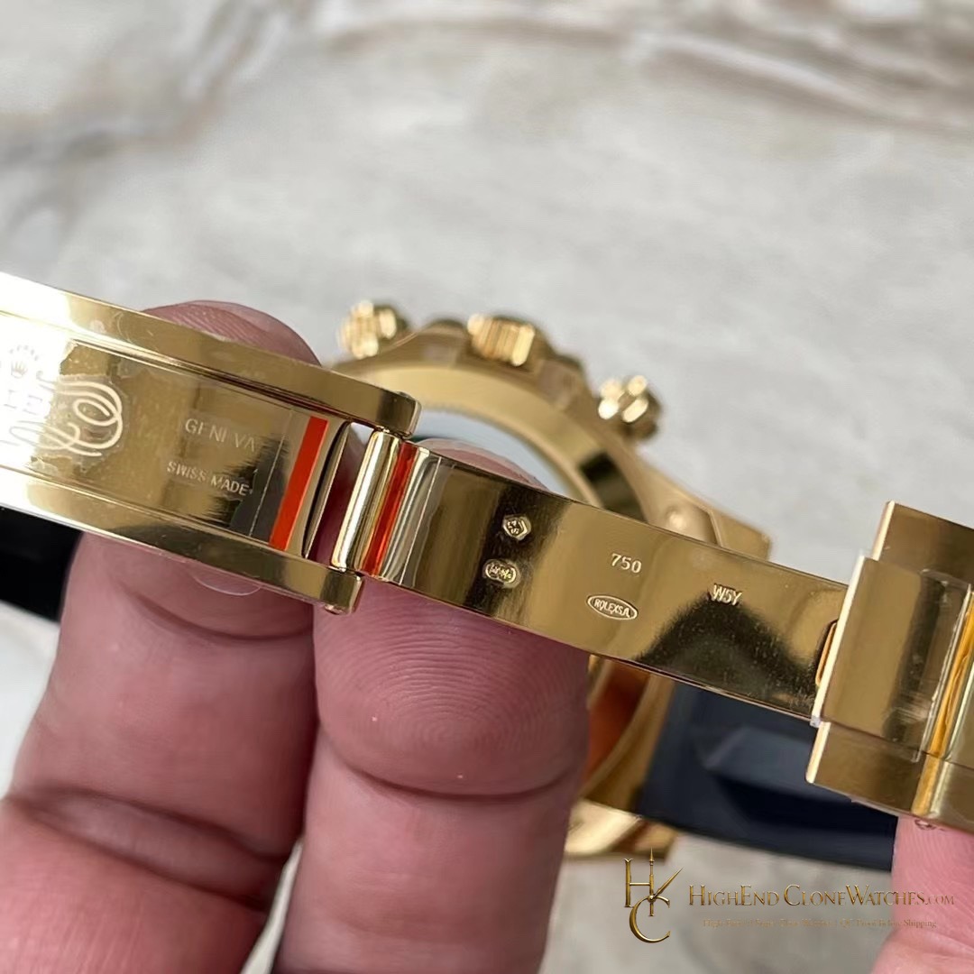 Rolex Daytona 116518LN-0042 caseback view super clone watch