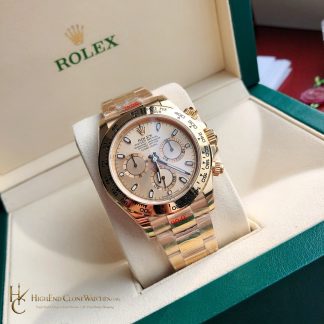 Rolex Daytona 116528-0045 angled dial view super clone watch