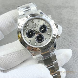 Rolex Daytona m116509-0072 angled dial view super clone watch