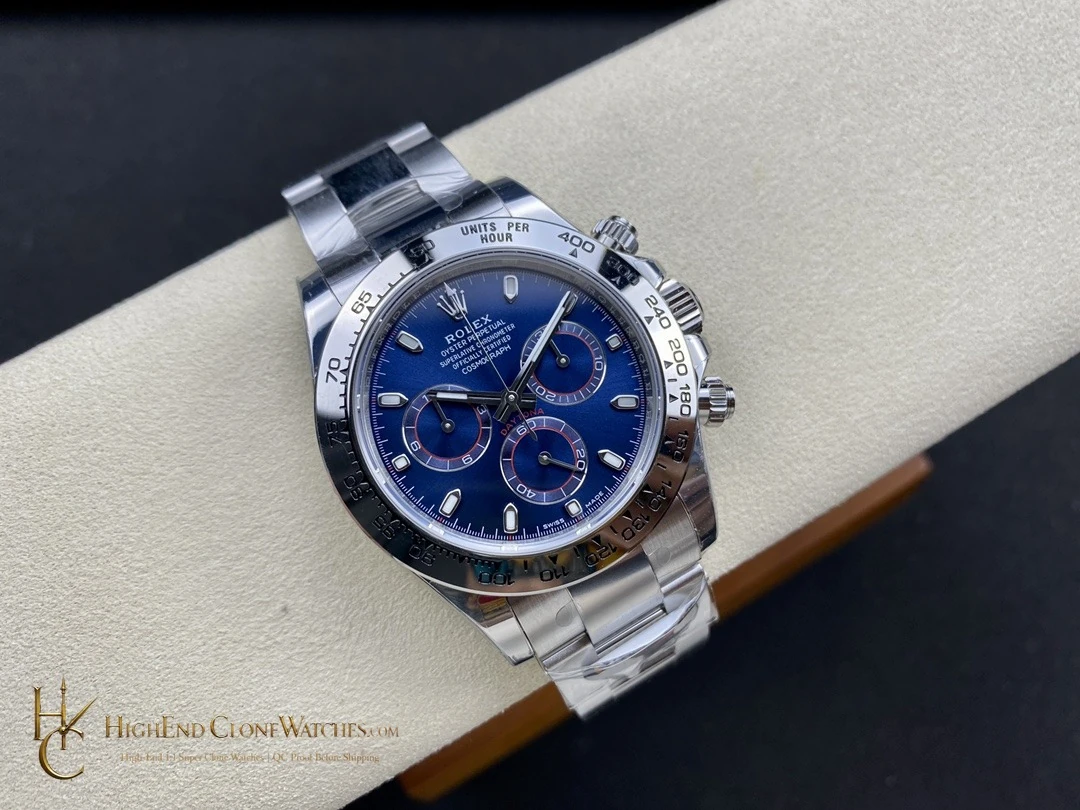 Rolex Daytona 116509-0071 bezel detail super clone watch