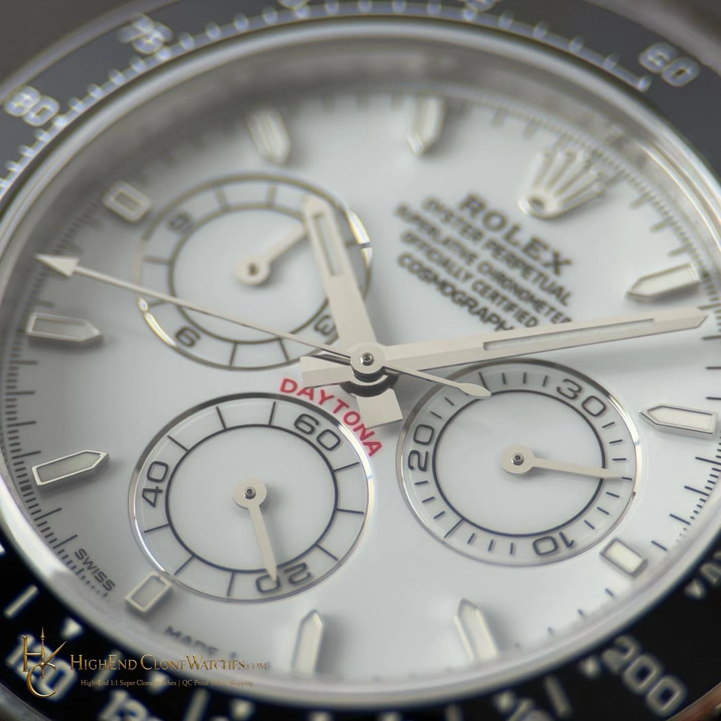 Rolex Daytona 126502-0001 dial and marker detail super clone watch